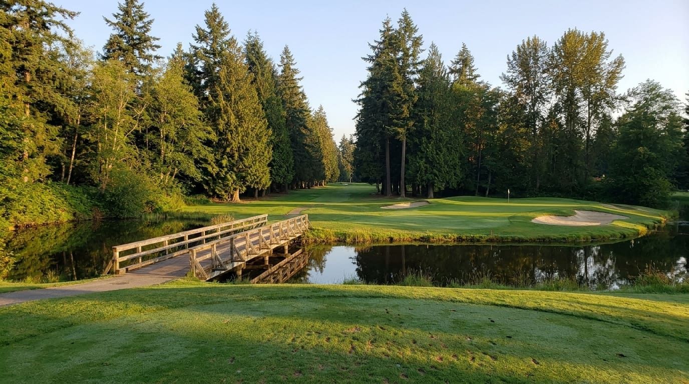 Illustrative placeholder view of hole 11, a 200 yard par 3