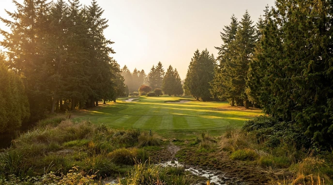 Illustrative placeholder view of hole 16, a 176 yard par 3